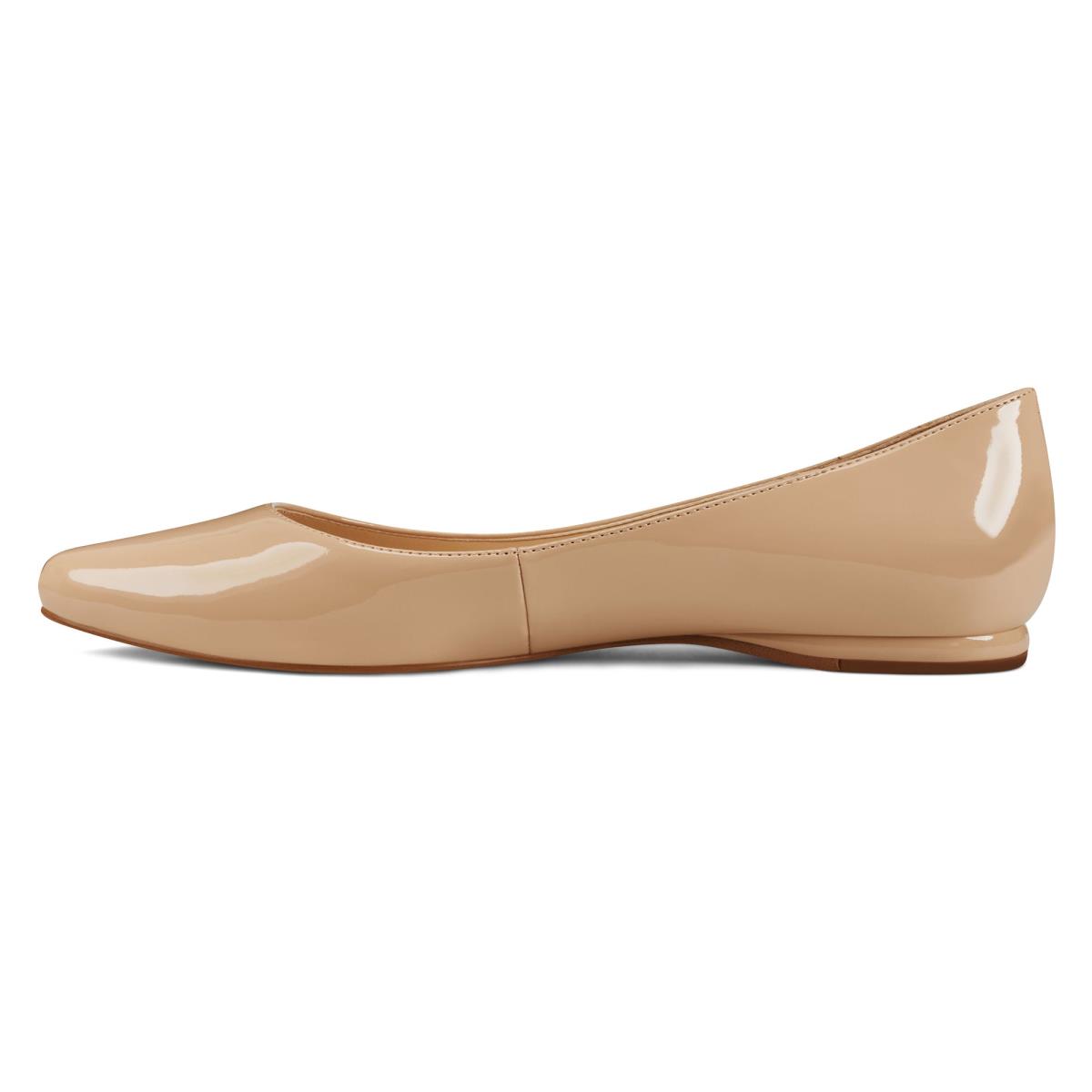 Flats Nine West Speakup Almond Embout Femme Beige Clair | 0583JWQAO