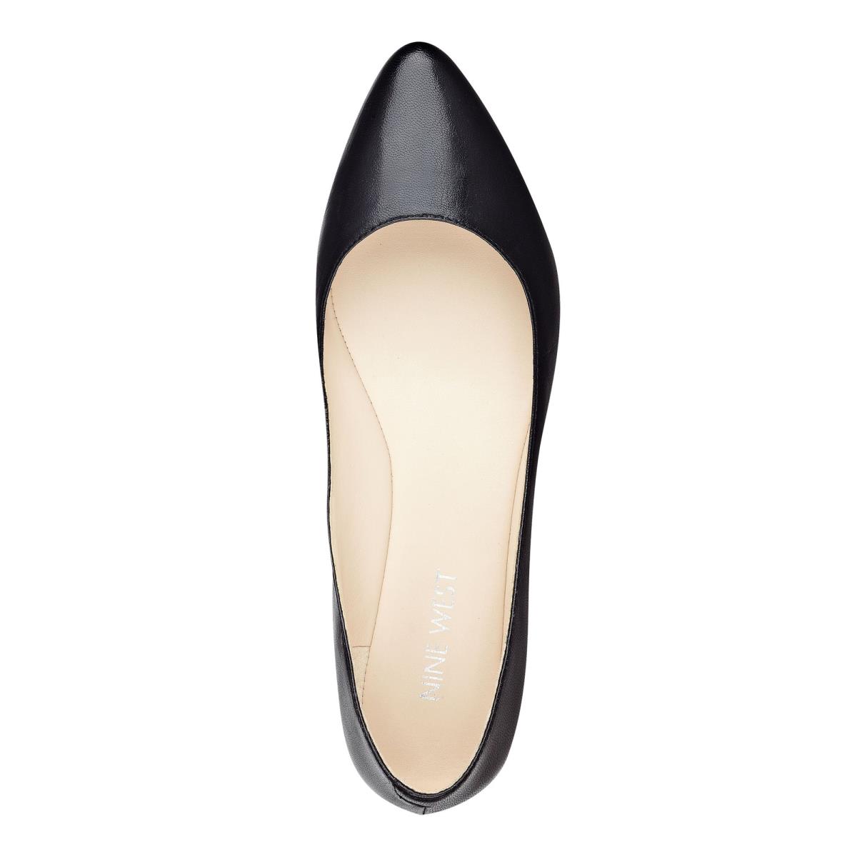 Flats Nine West Speakup Almond Embout Femme Bleu | 2746XJOKN