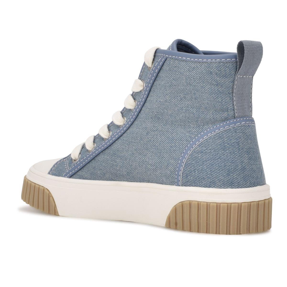 High Top Sneakers Nine West Dyiane Femme Bleu | 6395MZLCO