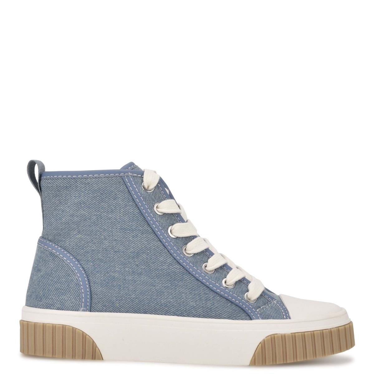 High Top Sneakers Nine West Dyiane Femme Bleu | 6395MZLCO