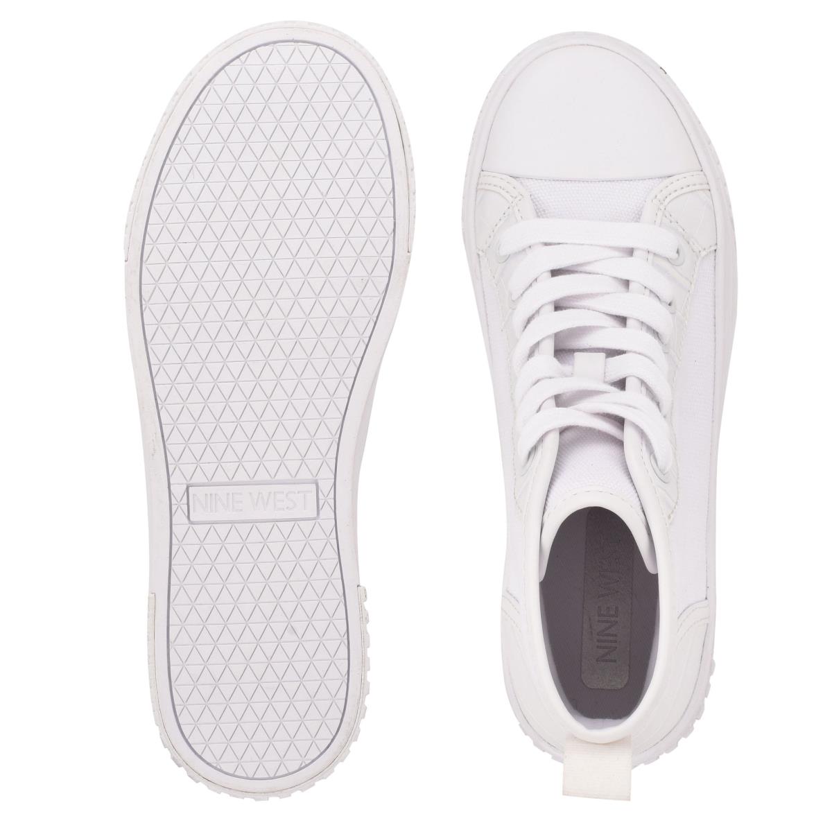 High Top Sneakers Nine West Dyiane Femme Blanche | 7069XSPKB