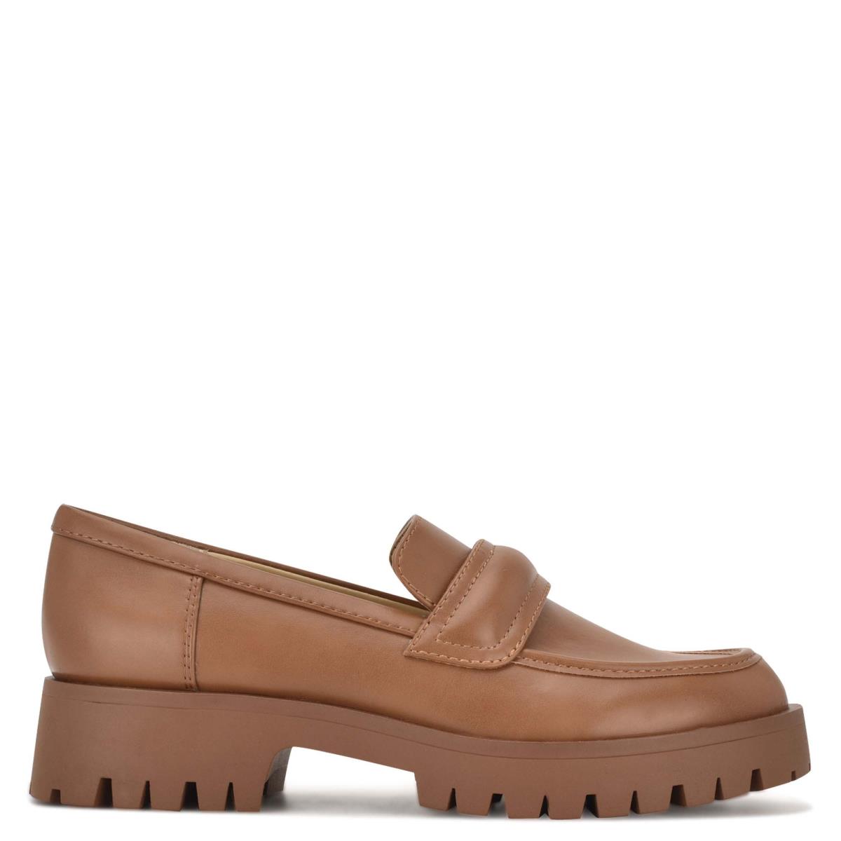 Loafers Nine West Garren Lug Sole Femme Marron | 7839TOHQF