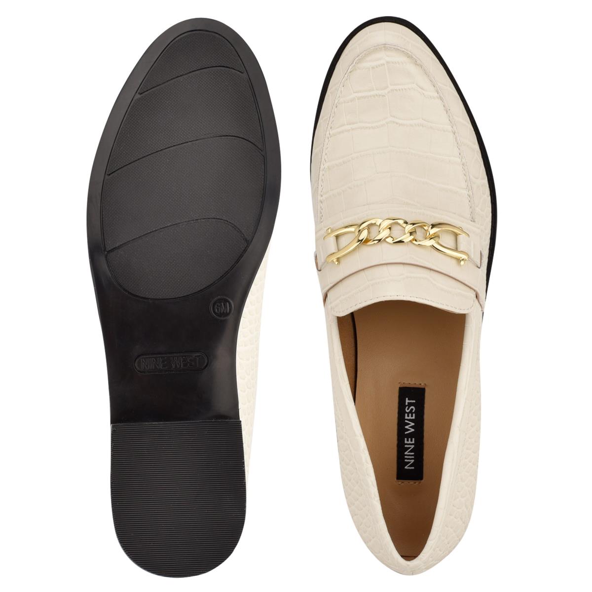 Loafers Nine West Onlyou Slip-On Femme Beige | 8421VRBDS