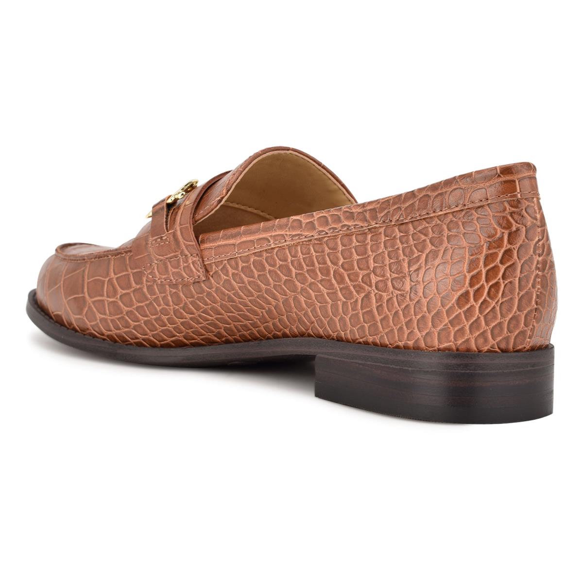 Loafers Nine West Onlyou Slip-On Femme Marron | 5317ZMWJY