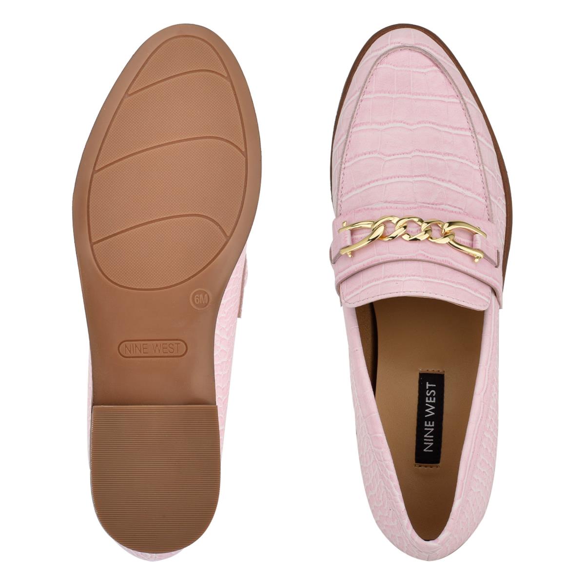 Loafers Nine West Onlyou Slip-On Femme Rose | 4159HENXQ