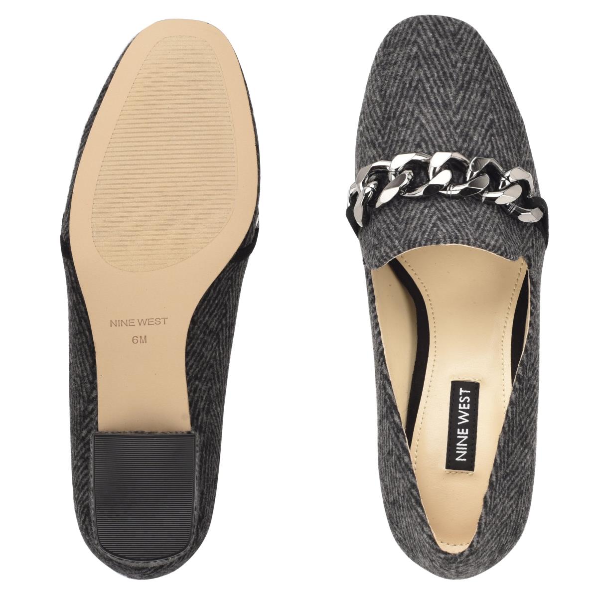 Loafers Nine West Remal Talons Femme Grise | 6094CEALX