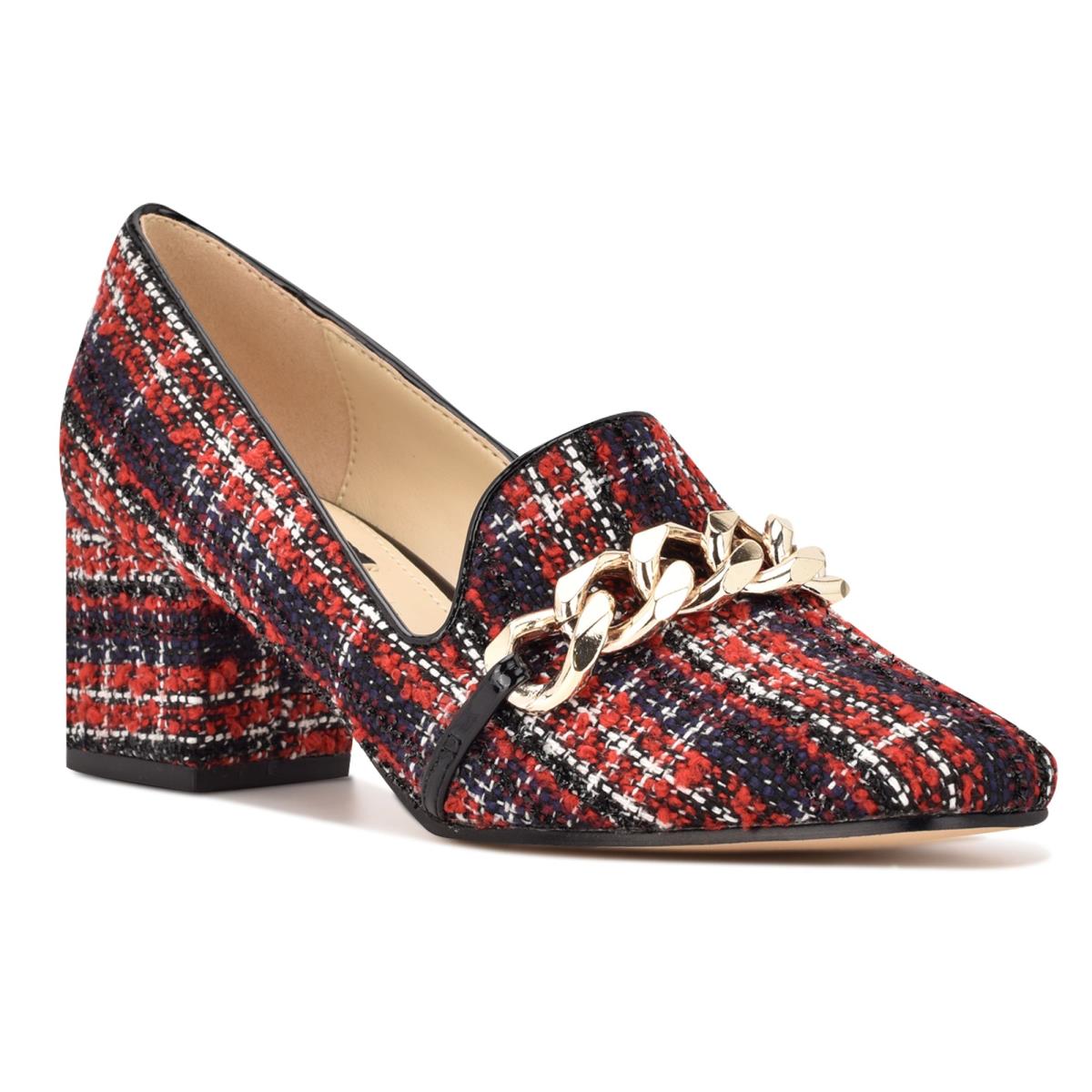 Loafers Nine West Remal Talons Femme Rouge | 1503THSEP