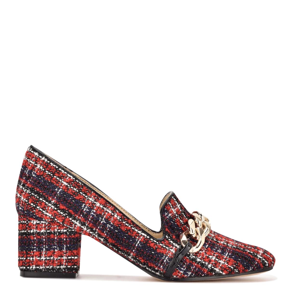 Loafers Nine West Remal Talons Femme Rouge | 1503THSEP