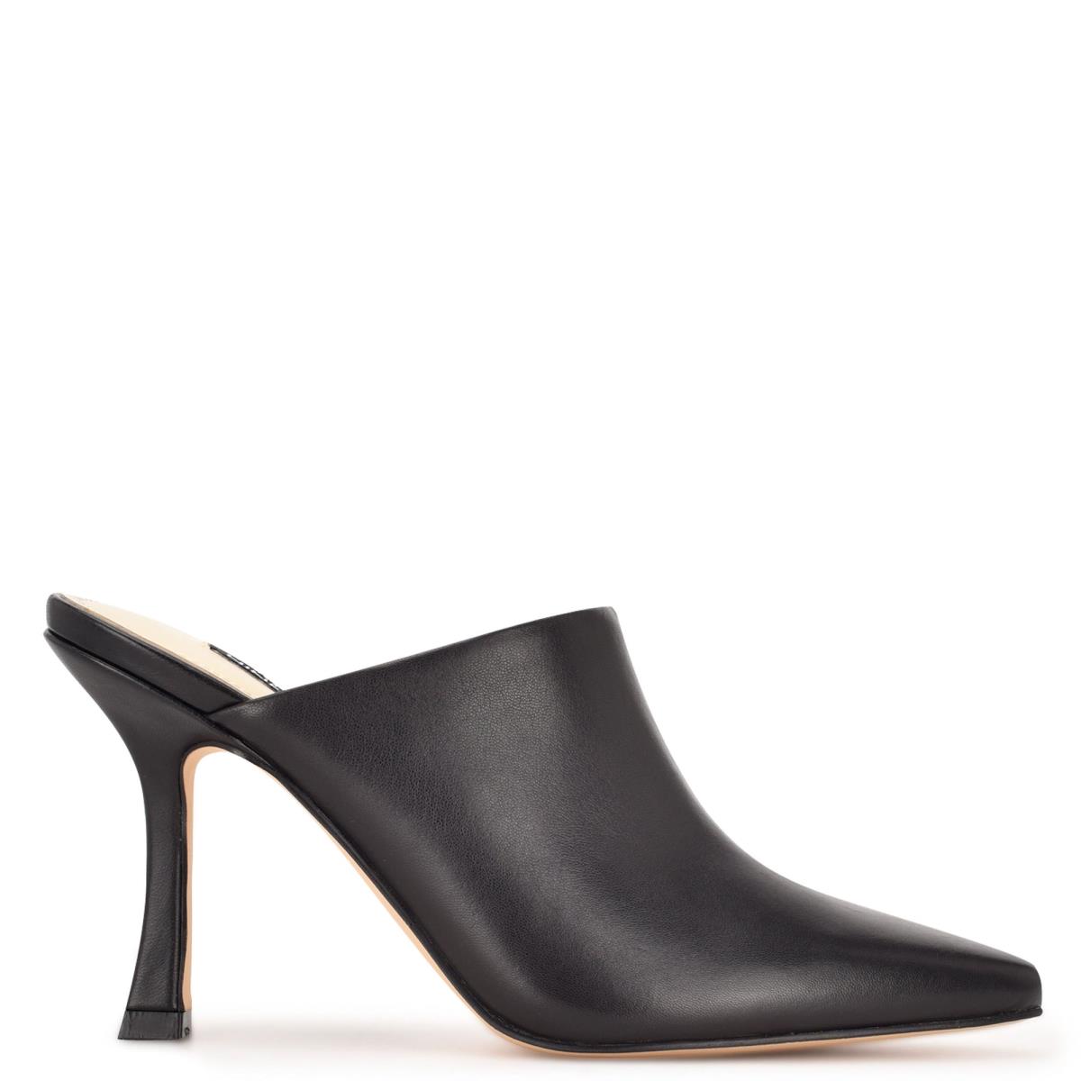 Mules Nine West Ciao Heel Femme Noir | 6914SOAYG