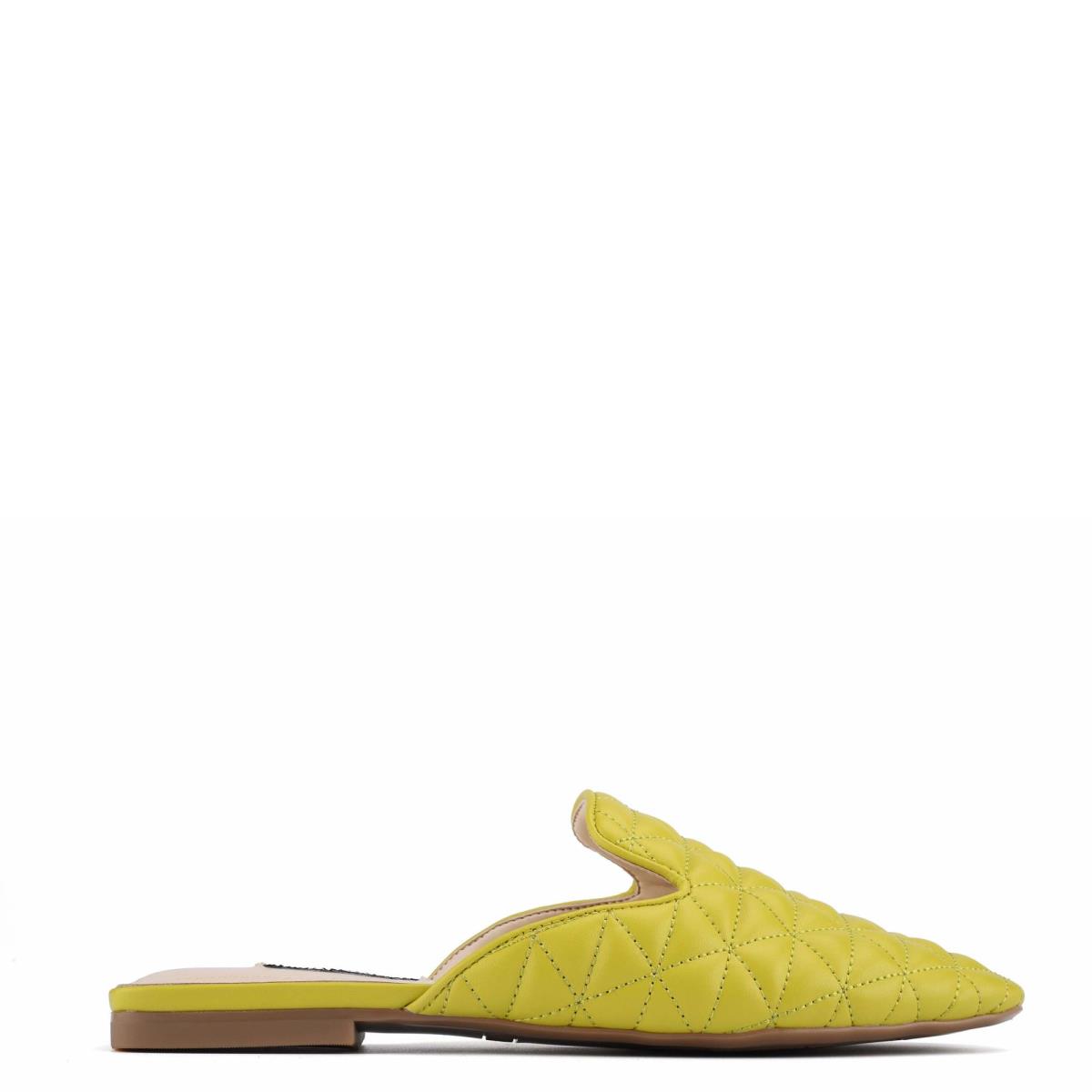 Mules Nine West Diamond Plates Femme Jaune | 9132XIYPA