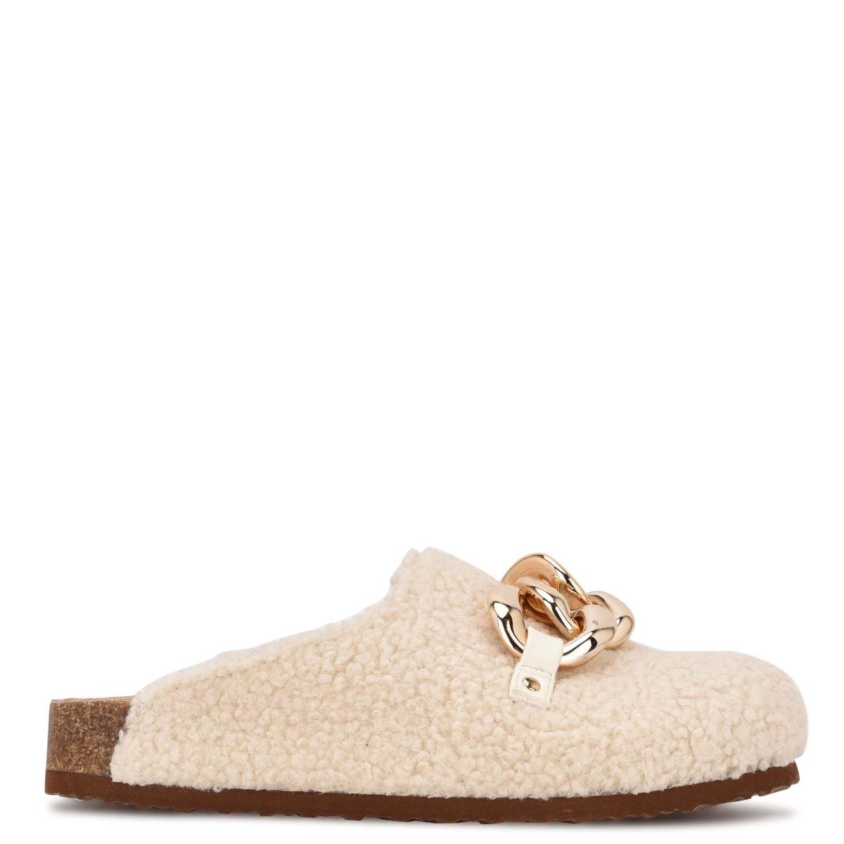 Mules Nine West Everyth Cozy Femme Blanche | 6584XICAQ