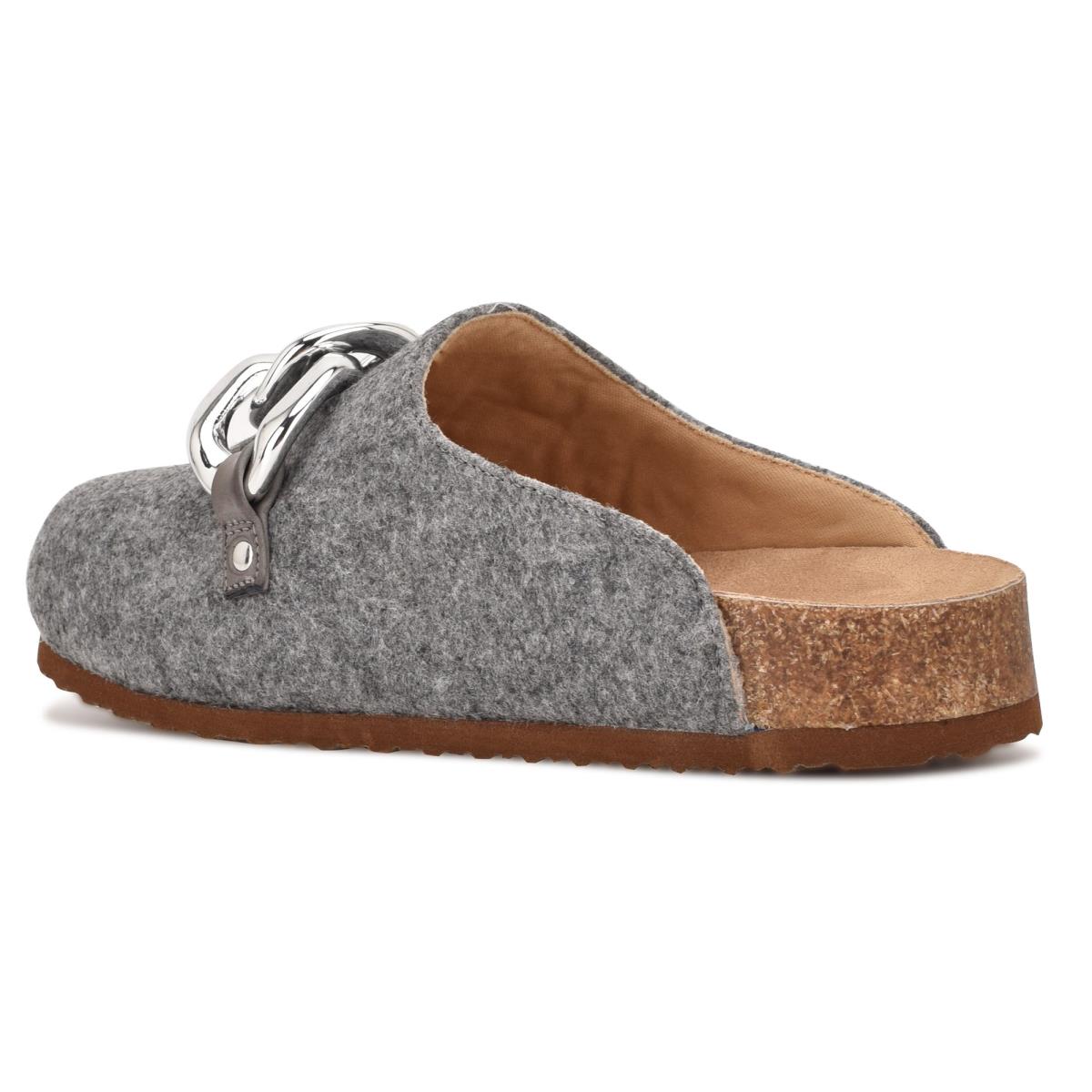 Mules Nine West Everyth Cozy Femme Grise | 8743LTXIQ