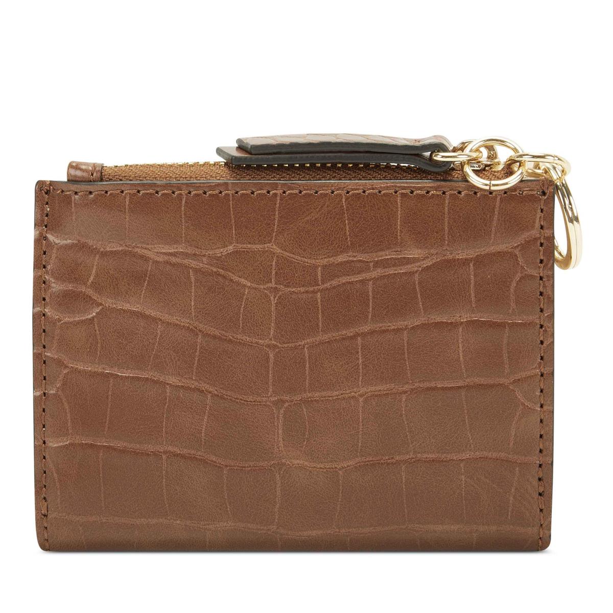 Portefeuilles Nine West Lawson Small Zip Wallet Femme Marron | 1794CALFM