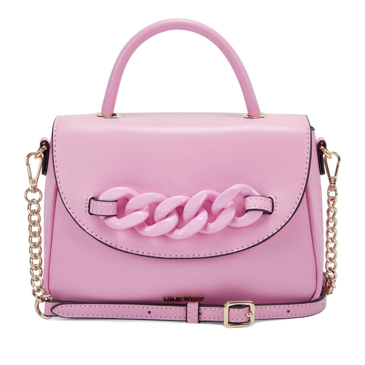 Sacs Crossbody Nine West Addy Mini Top Handle Flap Femme Rose | 3518GHAQX