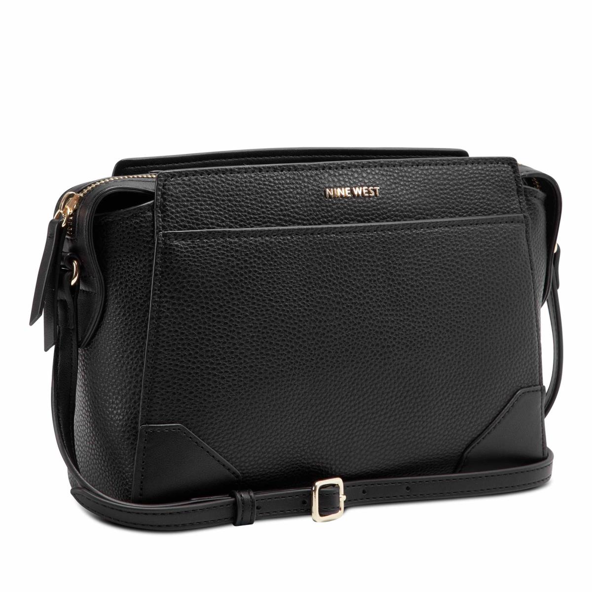 Sacs Crossbody Nine West Brooklyn Jet Set Femme Noir | 5348ZERDK