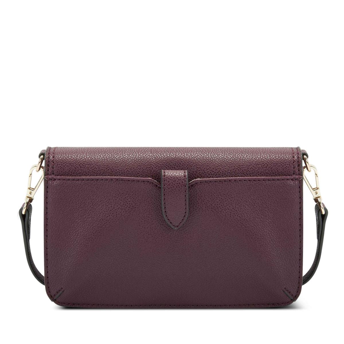 Sacs Crossbody Nine West Lawson Wallet On A String Femme Bordeaux | 7238QHZGJ