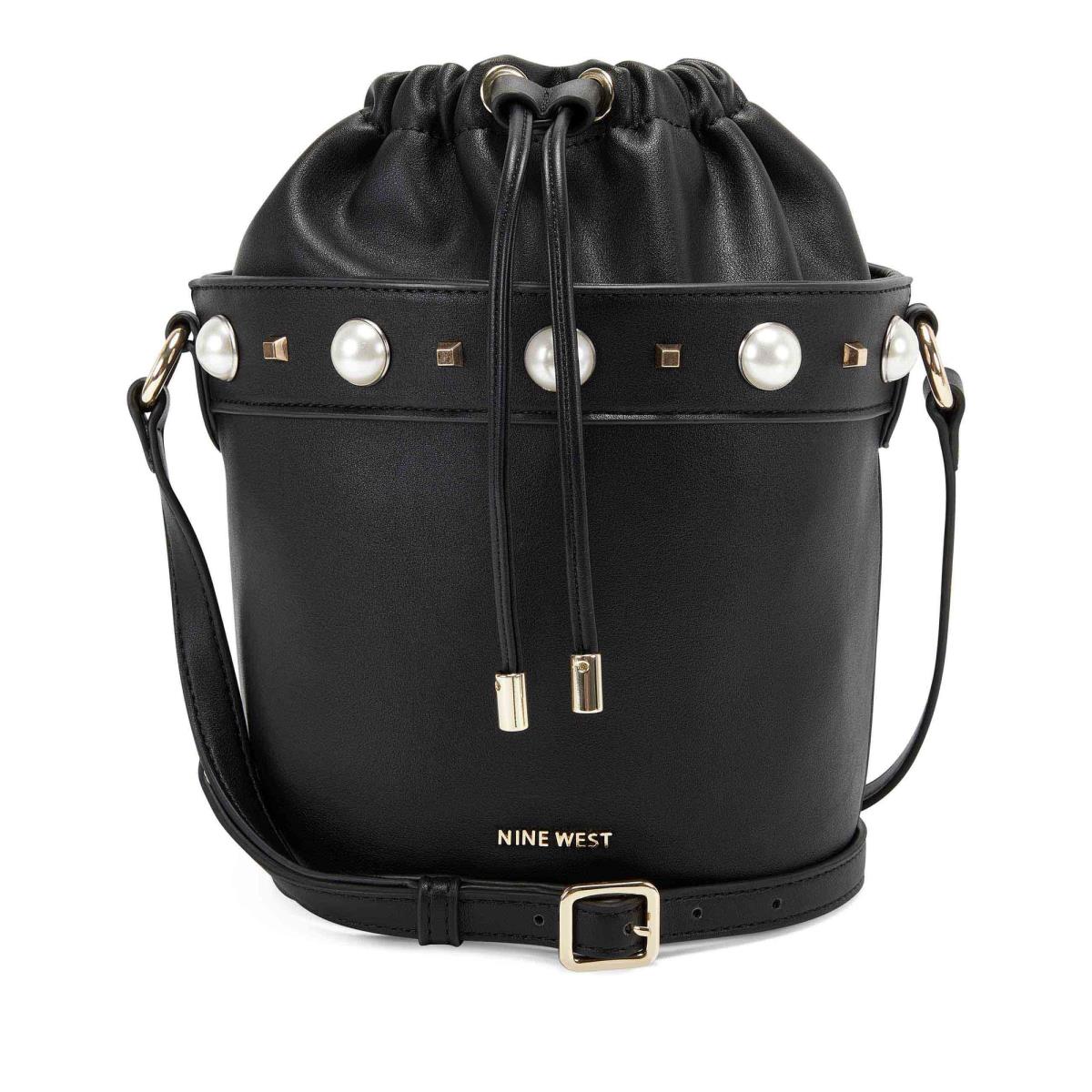 Sacs Crossbody Nine West Laylin Drawstring Bucket Femme Noir | 5631UKBYM