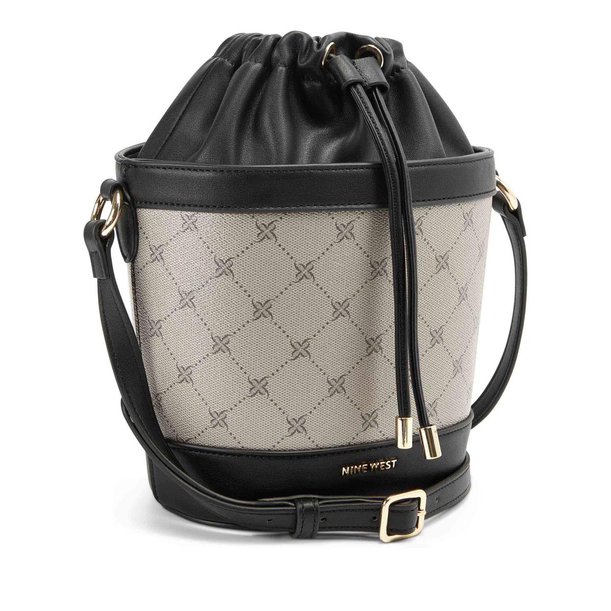 Sacs Crossbody Nine West Laylin Drawstring Bucket Femme Noir | 8249IHCGR