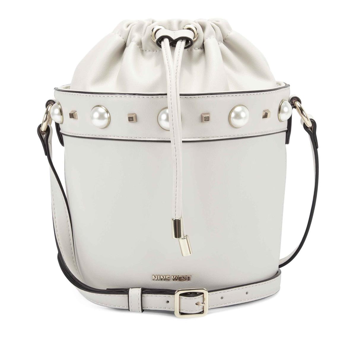 Sacs Crossbody Nine West Laylin Drawstring Bucket Femme Blanche | 9587YLIZO