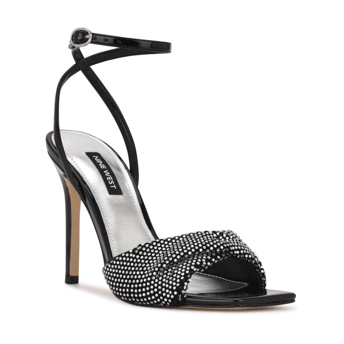 Sandales Habillées Nine West Twinkle Talons Femme Noir | 7839QYRIM