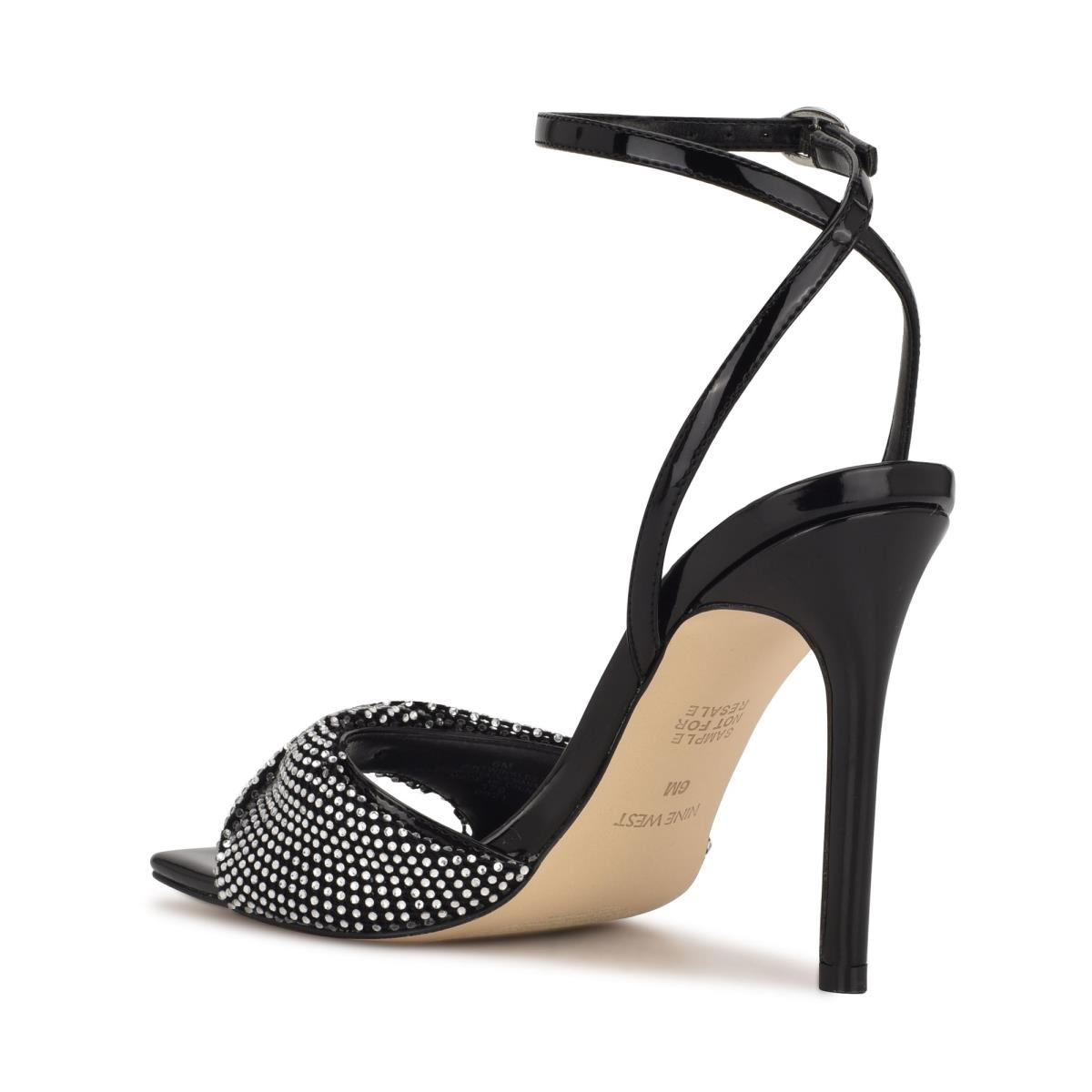 Sandales Habillées Nine West Twinkle Talons Femme Noir | 7839QYRIM