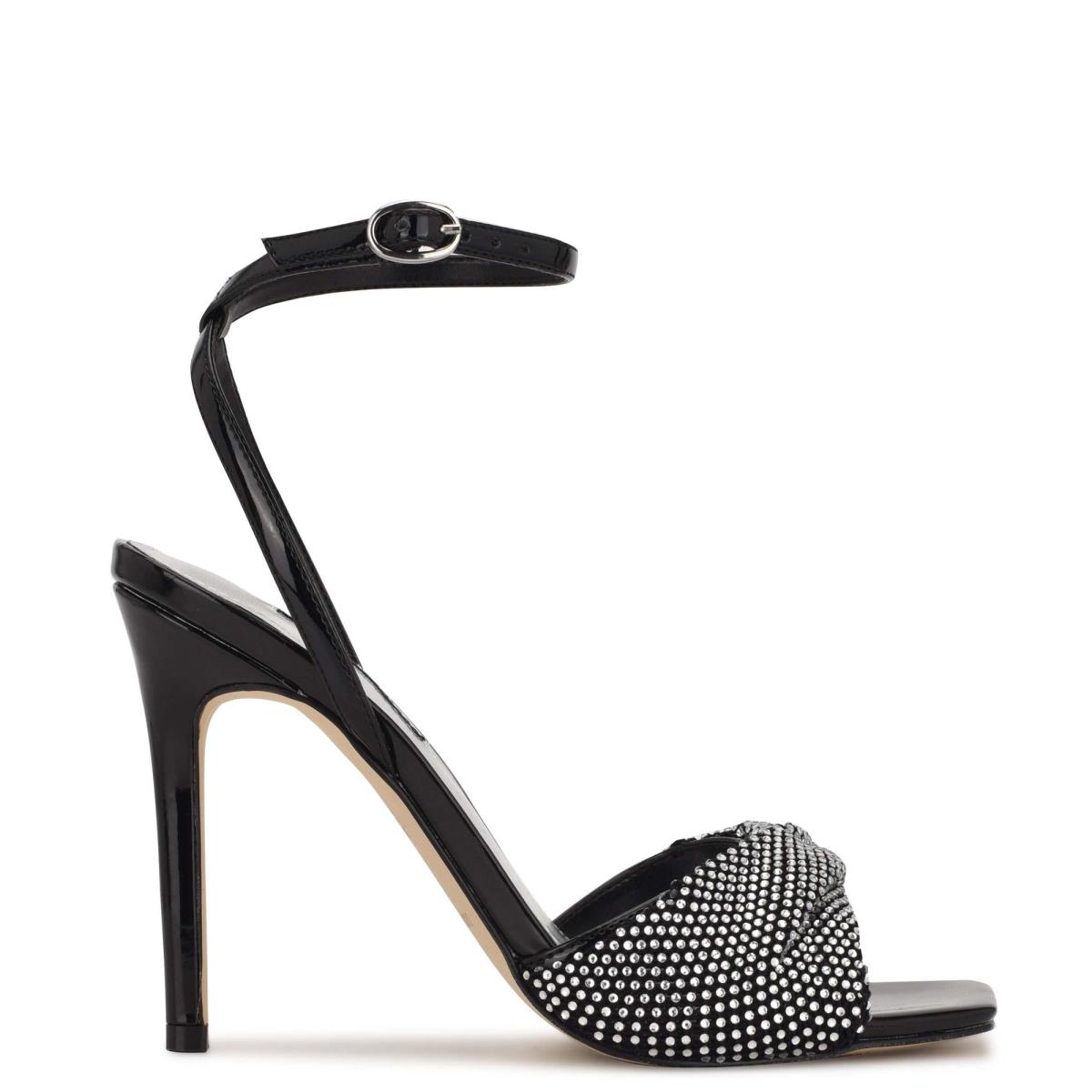 Sandales Habillées Nine West Twinkle Talons Femme Noir | 7839QYRIM