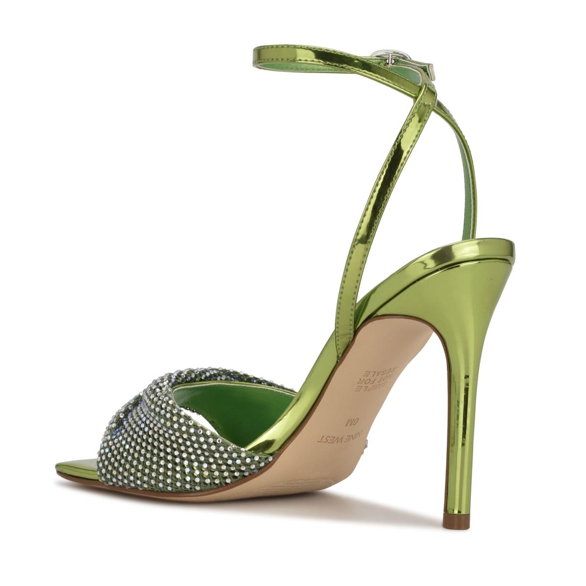 Sandales Habillées Nine West Twinkle Talons Femme Vert Clair | 9674YVNPE