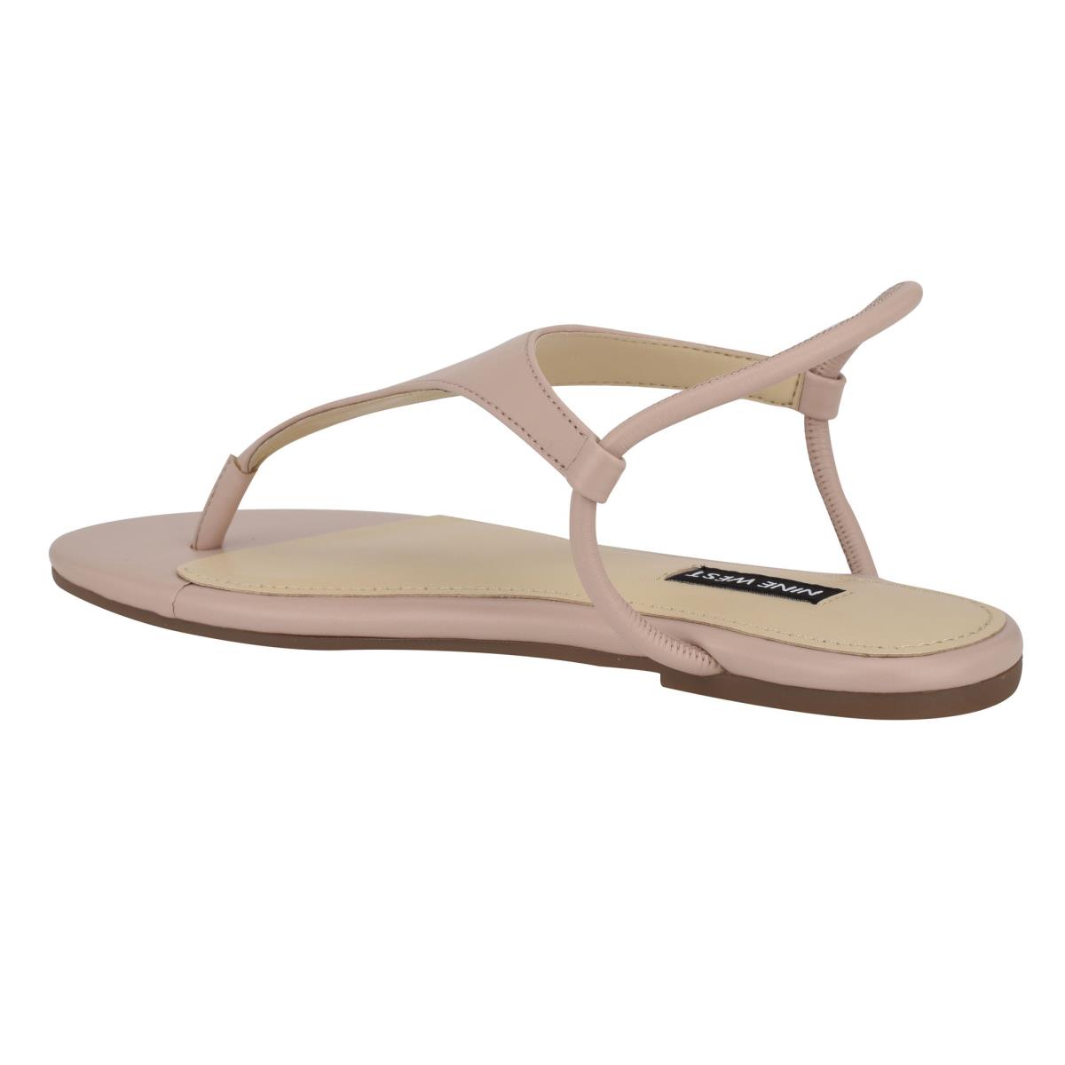 Sandales Plates Nine West Braydin Stretch Femme Beige | 2168NYUHB