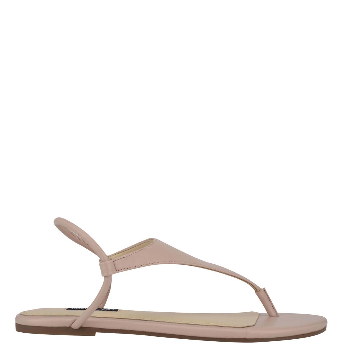 Sandales Plates Nine West Braydin Stretch Femme Beige | 2168NYUHB