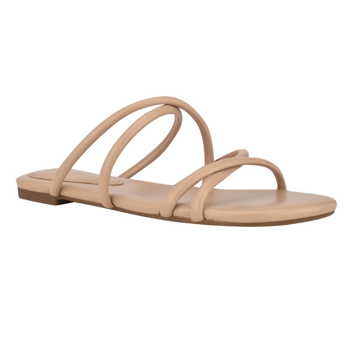 Sandales À Glissière Nine West Beva Plates Femme Rose | 7812ZSBXF