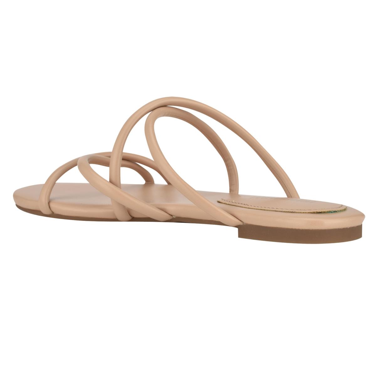 Sandales À Glissière Nine West Beva Plates Femme Rose | 7812ZSBXF