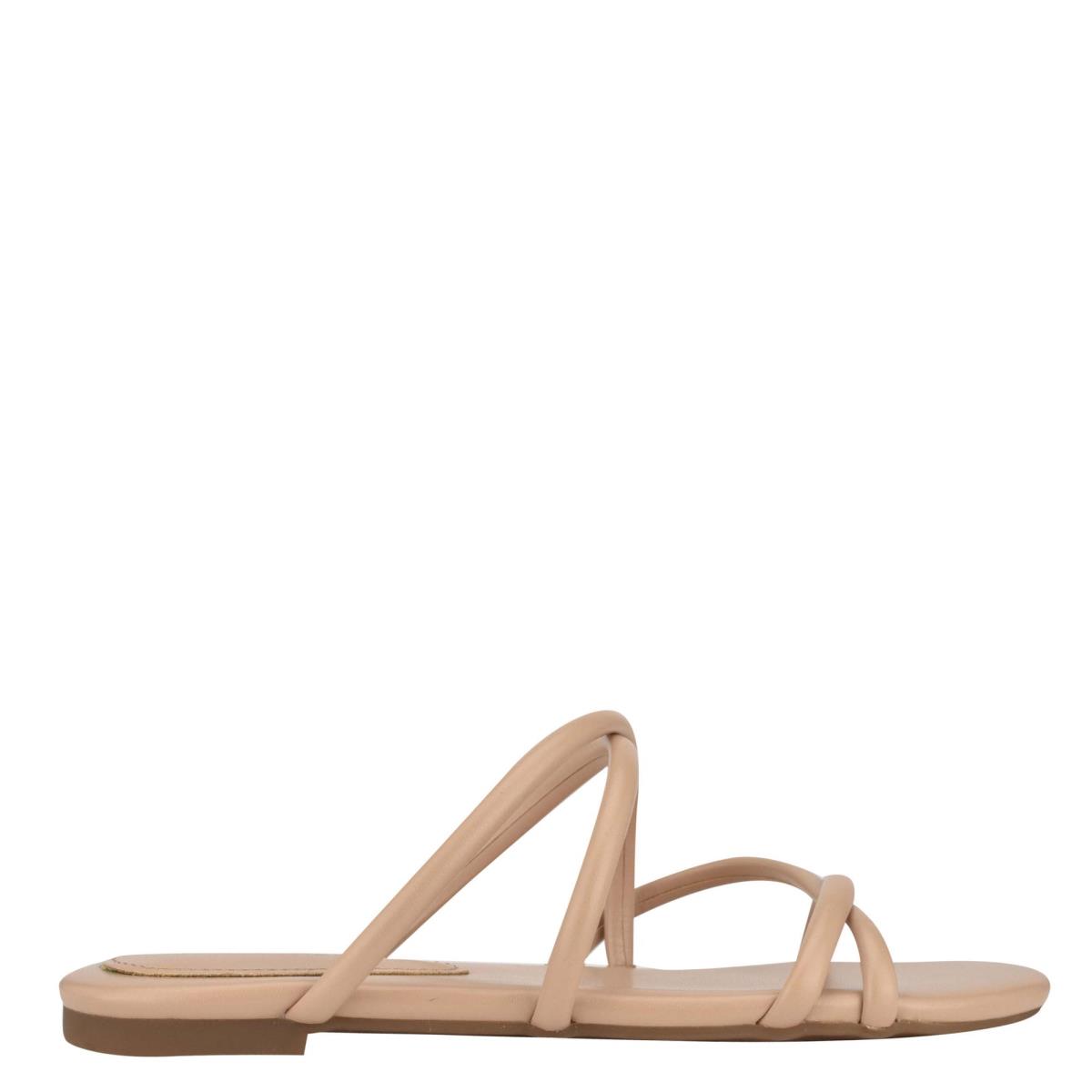 Sandales À Glissière Nine West Beva Plates Femme Rose | 7812ZSBXF