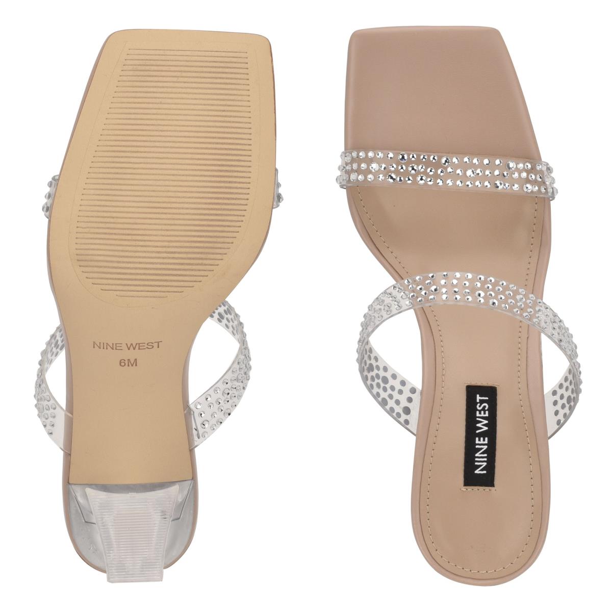 Sandales À Glissière Nine West Darla Talons Femme Beige | 9478PECNG