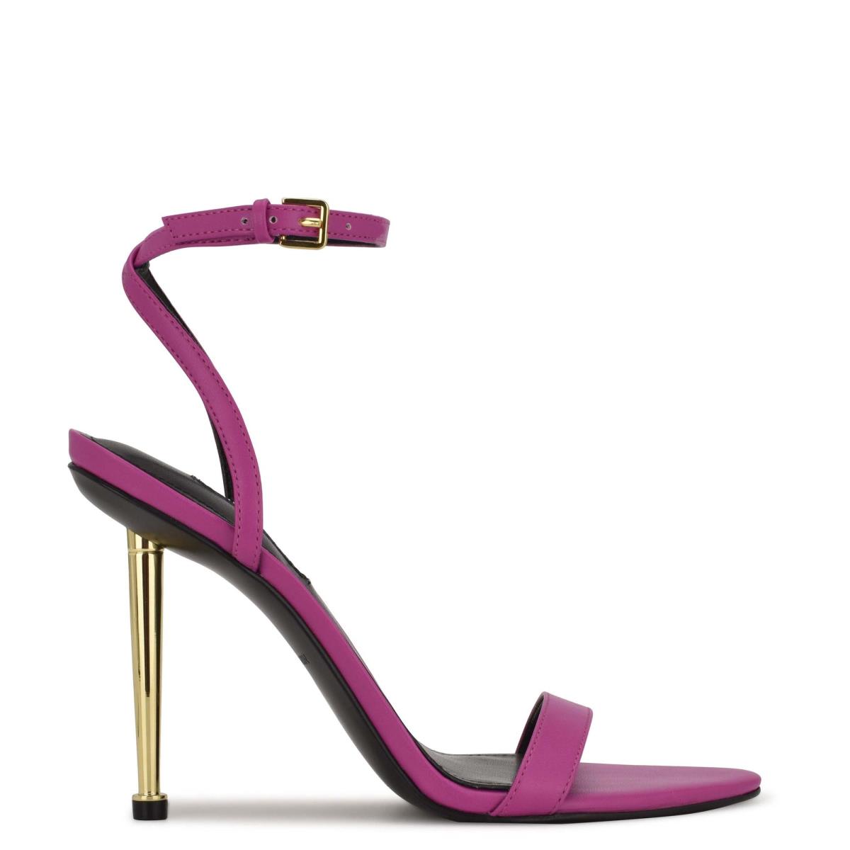 Sandales À Lanières Nine West Reina Ankle Femme Rose | 3982QAZUG