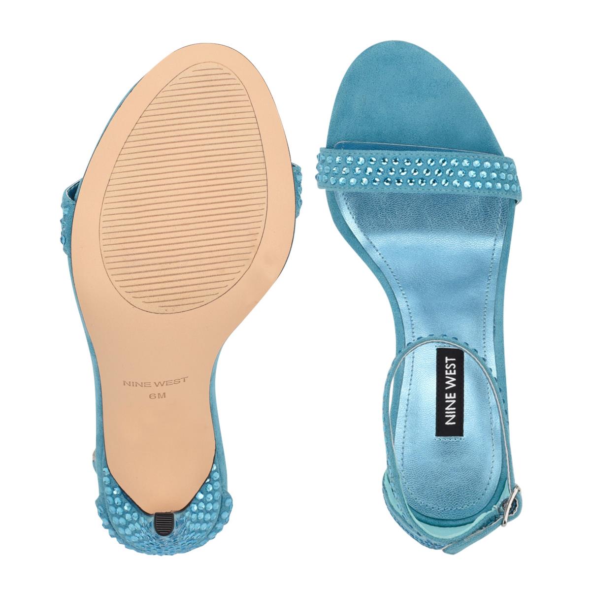 Sandales À Lanières Nine West Toria Ankle Femme Turquoise | 5819LQYJE