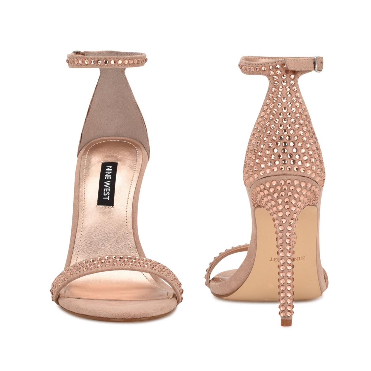 Sandales À Lanières Nine West Toria Ankle Femme Rose | 7630KZLAG