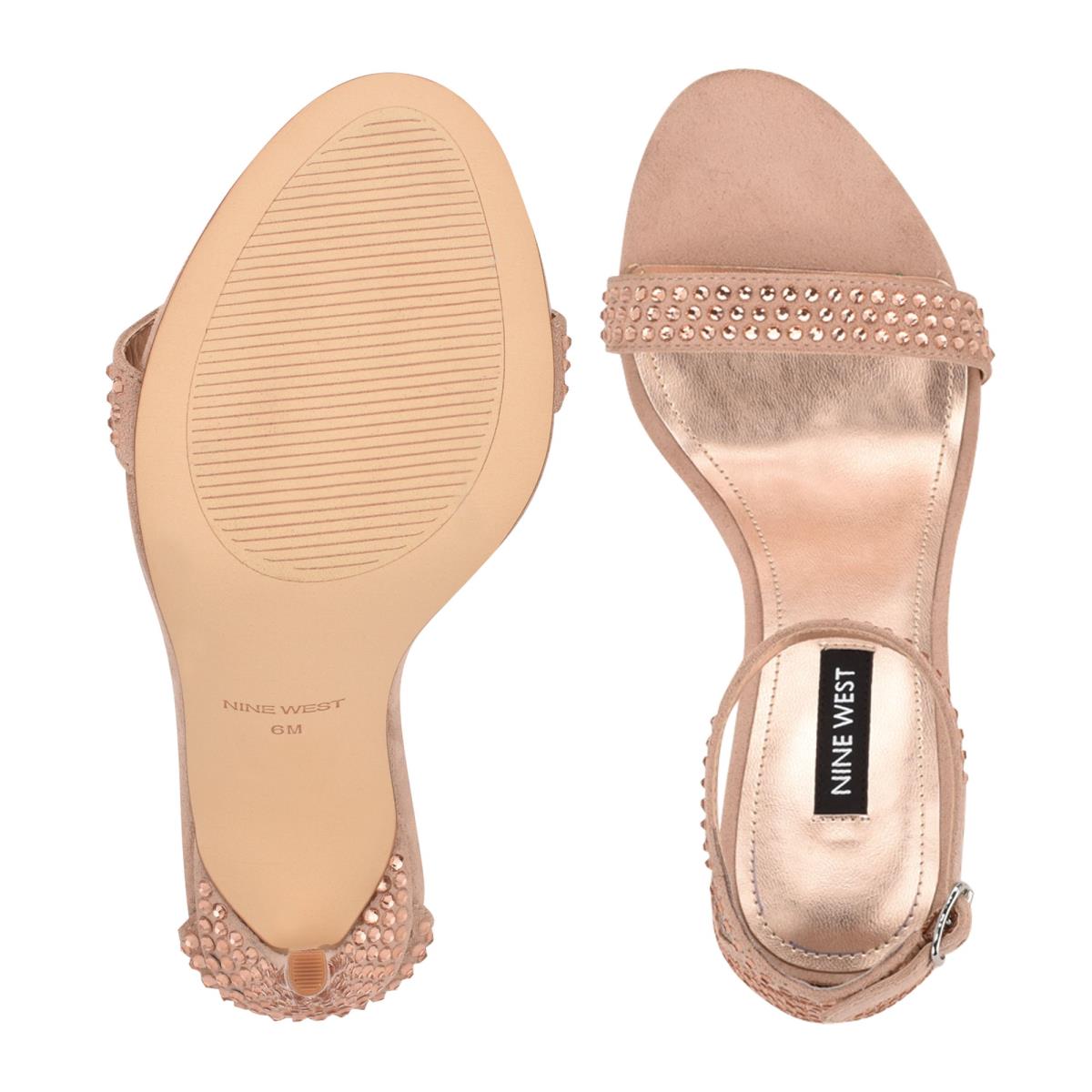 Sandales À Lanières Nine West Toria Ankle Femme Rose | 7630KZLAG