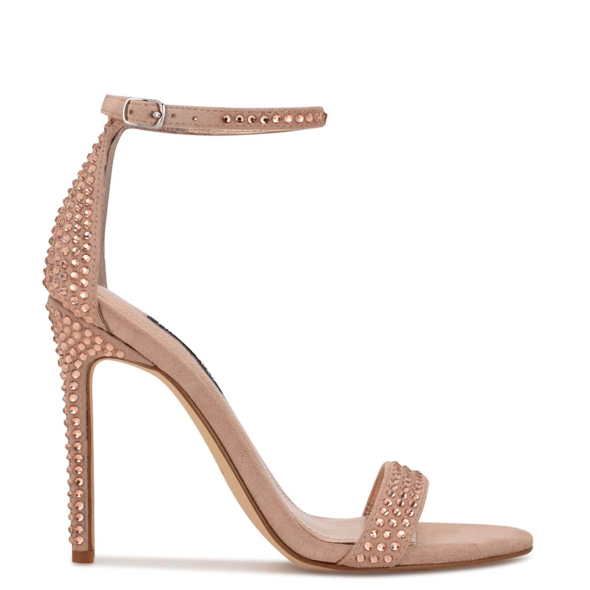 Sandales À Lanières Nine West Toria Ankle Femme Rose | 7630KZLAG