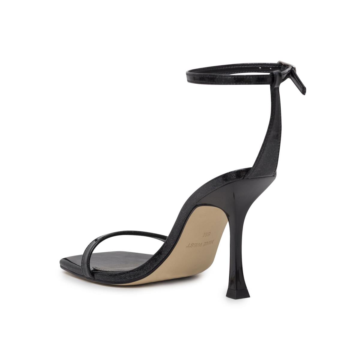 Sandales À Lanières Nine West Yess Ankle Femme Noir | 4120USELP