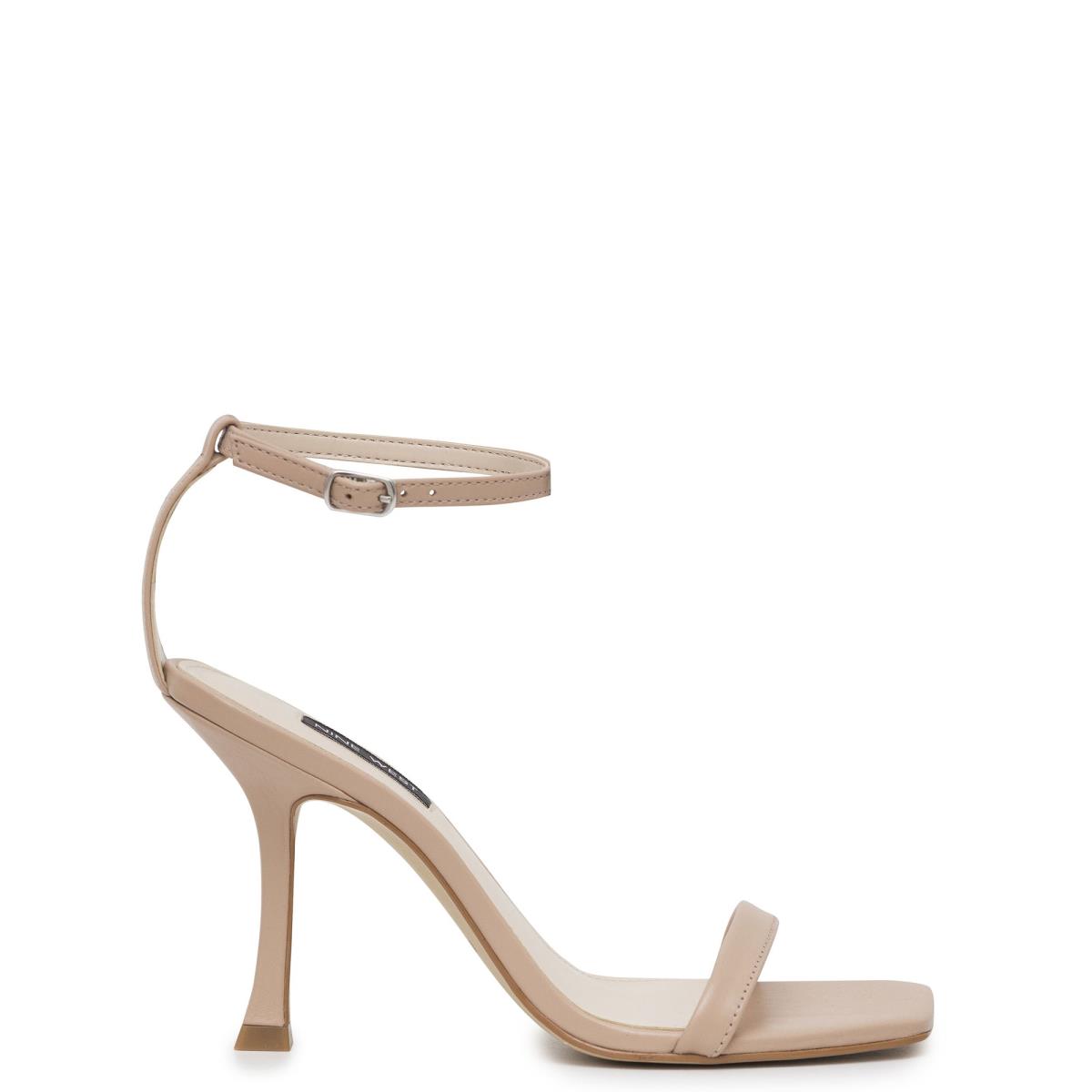 Sandales À Lanières Nine West Yess Ankle Femme Beige | 9817PFVYR