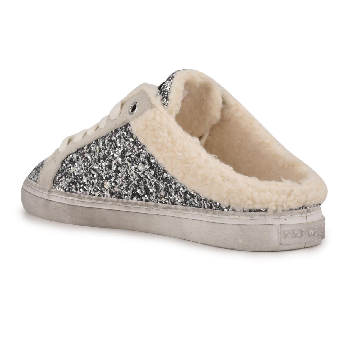 Slip On Sneaker Nine West Beezie Femme Argent | 0975ORLNJ