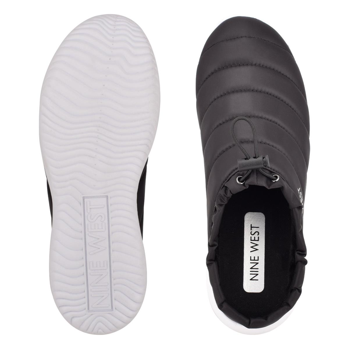 Slip On Sneaker Nine West Echo Femme Noir | 0725ZPYKJ