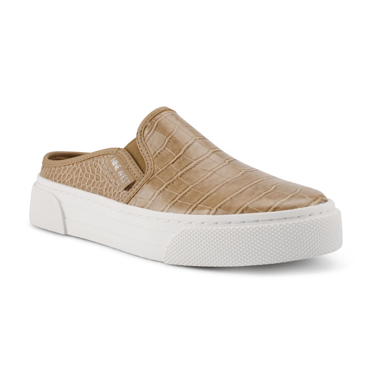 Slip On Sneaker Nine West Hayzel Femme Serpent Marron | 5781RJZXN