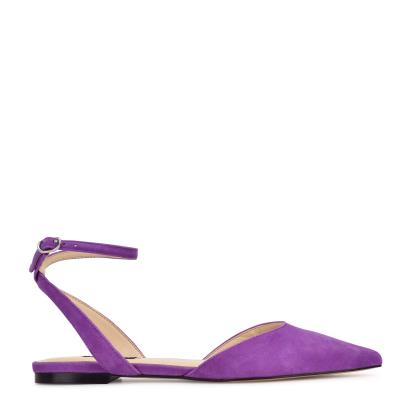 Ballerine Nine West Briy Pointy Embout Femme Violette | 4963JXSCZ