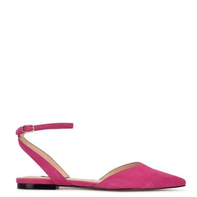 Ballerine Nine West Briy Pointy Embout Femme Rose | 6892LHSRZ