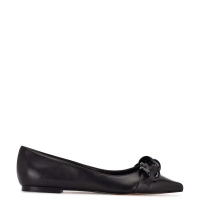 Ballerine Nine West Buyme Pointy Embout Femme Noir | 1506CNSPV