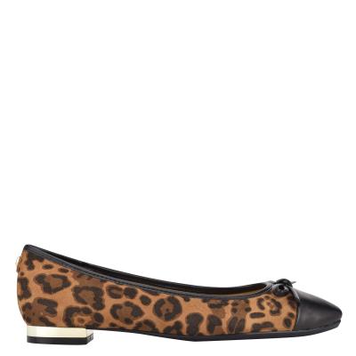 Ballerine Nine West Olly 9x9 Ballet Femme Leopard | 7218SLGJM