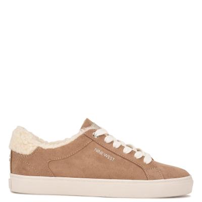 Baskets Décontractées Nine West Bribe Femme Beige Clair | 3526RWQUF