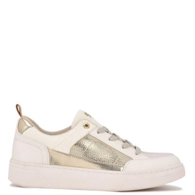 Baskets Nine West Elevate Sneakers Femme Blanche | 5721UXLID