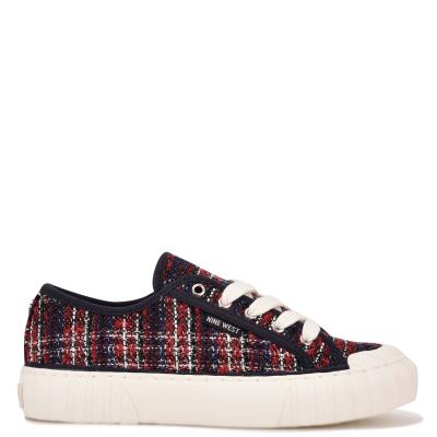 Baskets Nine West Hazie Sneakers Femme Rouge | 1950LNBAP